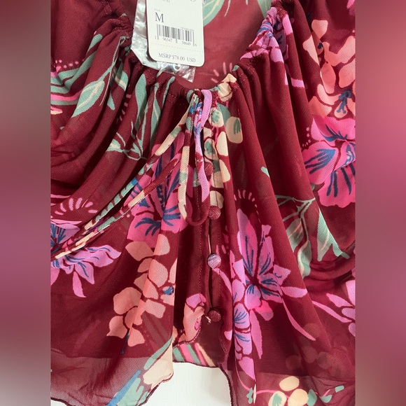 FREE PEOPLE - Of Paradise Top in Cocoa Combo - Picture 7 of 7